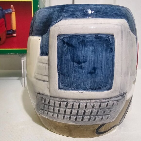 Vintage Clover Computer Mug Retro 80s 90s PC Monitor Novelty Retro Geek Gift Box - Picture 2 of 15